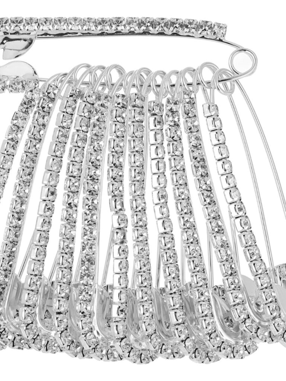 12 Pcs Rhinestone Pins, Safety Pin Brooch Sweater Shawl Pins for Skirts, Sweater